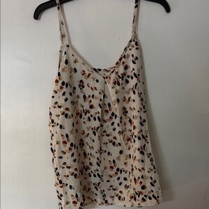 Women's Cheetah Print Spaghetti Strap Top